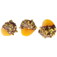 Chocolate-Dipped Apricots Recipe | EatingWell image