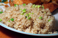Garlicky Brown Rice Recipe - Food.com image