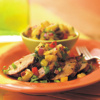 Adobo-Marinated Pork Tenderloin & Grilled-Pineapple Salsa ... image