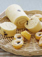 Raisin Chiffon Cake Roll recipe - Simple Chinese Food image