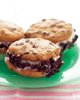 Mini Chocolate Chip Ice Cream Sandwiches Recipe | Martha ... image
