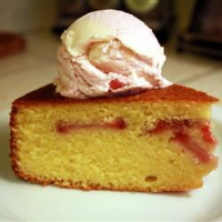 Cornmeal Strawberry Cake Recipe | Allrecipes image