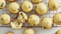 Wild Blueberry Mini-Muffins Recipe - BettyCrocker.com image