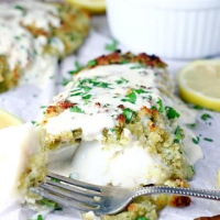 Panko Parmesan Crusted Cod with Lemon ... - Let's Dish Recipes image