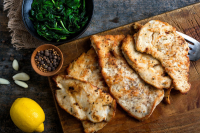 Lemon and Garlic Chicken With Spiced Spinach Recipe - NYT ... image