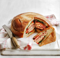 Pressed Italian Sandwich Recipe - Woman's Day image