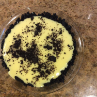 Vanilla Cream and Chocolate Wafer Pie Recipe | Allrecipes image