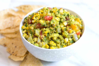 Easy Grilled Guacamole Recipe with Corn - Inspired Taste image
