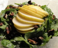 Spinach-Pear Salad Recipe - Food.com image