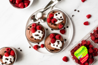 CHOCOLATE MOUSSE WITH RASPBERRIES RECIPES