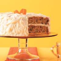 Carrot-Spice Cake with Caramel Frosting Recipe: How to Make It image