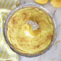 Easy Lemon Instant Pudding Pie - By Pretty Providence image