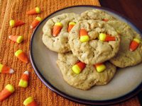 Candy Corn and Peanut Cookies Recipe - Food.com image