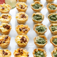 Mini Quiche Bites with Phyllo Crust | Love and Olive Oil image