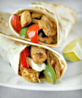 Chicken Fajitas With Lime, Garlic and Bell Peppers Recipe ... image