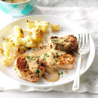 Blue Cheese Pork Medallions Recipe: How to Make It image