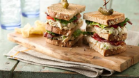 Chicken Salad Club Sandwich Stackers Recipe - BettyCrocker.com image