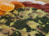 Spinach, Broccoli & Mushroom Frittata - Glory Foods image