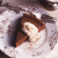 Chocolate Polenta Cake Recipe | Land O’Lakes image