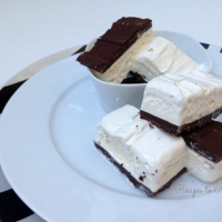 Homemade Candy Bars with Caramel and Marshmallow Nougat ... image