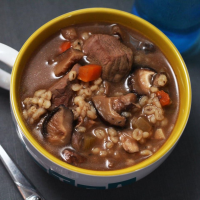 Kelly's Slow Cooker Beef, Mushroom, and Barley Soup Recipe ... image