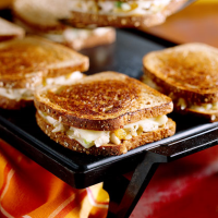 Grilled Chicken 'N' Cheese Sandwiches Recipe | MyRecipes image