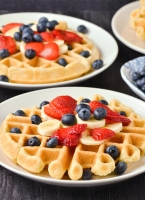 HOMEMADE WAFFLES WITHOUT MILK RECIPES