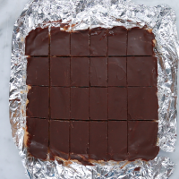 No-bake Chocolate Peanut Butter Bars Recipe by Tasty image