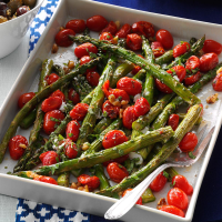 Roasted Asparagus & Tomatoes Recipe: How to Make It image