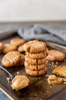 {3 Ingredients} KETO Peanut Butter Cookies - KetoConnect image