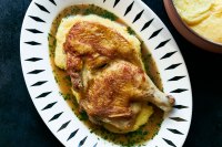 Griddled Chicken with White Wine Jus Recipe - Greg ... image