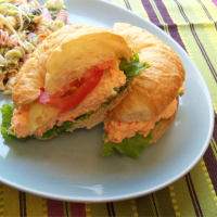 Chicken and Red Bell Pepper Salad Sandwiches Recipe ... image