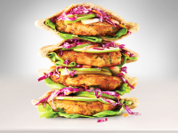 Tuna Burgers and Cabbage Slaw - Hy-Vee Recipes and Ideas image