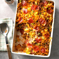 PIZZA CASSEROLE WITH NOODLES RECIPES