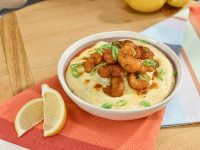 Crispy Cajun Shrimp and Cheesy Grits Recipe | Jeff Mauro ... image