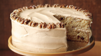 Maple-Walnut Cake with Brown-Sugar Frosting Recipe ... image