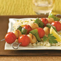 Scallop Kabobs Recipe: How to Make It - Taste of Home image