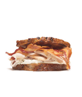 Turkey Sandwich With Cream Cheese and Bacon Recipe | Real ... image