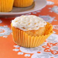 Golden Orange Cupcakes Recipe: How to Make It image