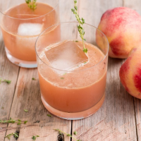 Peach Bourbon Smash: An Easy Peach Cocktail With 4 Ingredients image