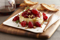 Raspberry Brie Recipe with Honey & Almonds | Driscoll's image