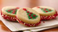 Christmas Tree Sandwich Cookies Recipe - Pillsbury.com image
