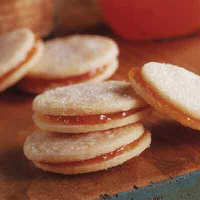 Apricot Sandwich Cookies Recipe | Land O’Lakes image