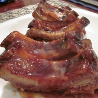 Plum Glazed Pork Ribs Recipe | Allrecipes image