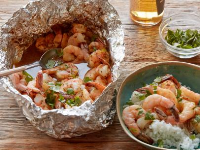 Healthy Chipotle Beer-and-Butter Shrimp Foil Pack Recipe ... image