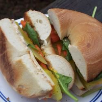 School Lunch Bagel Sandwich Recipe | Allrecipes image