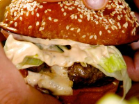 LT Backyard Burger Recipe | Food Network image