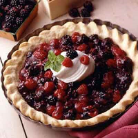 Fresh Berry Cream Pie Recipe | Land O’Lakes image