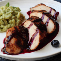 Red, White, and Blueberry Grilled Chicken Recipe | Allrecipes image