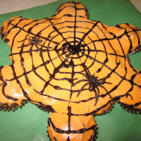 Pull-Apart Spider Web Cupcakes Recipe | Allrecipes image